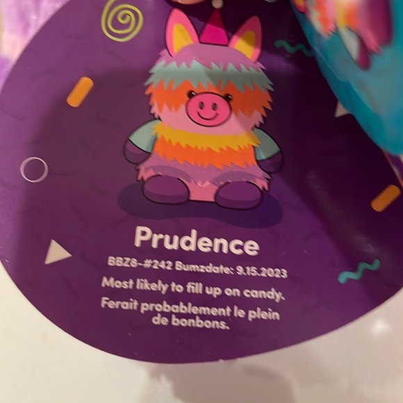 NWT 7.5” Prudence the Pinata PartyBumz Bumbumz by Russ - Picture 4 of 4